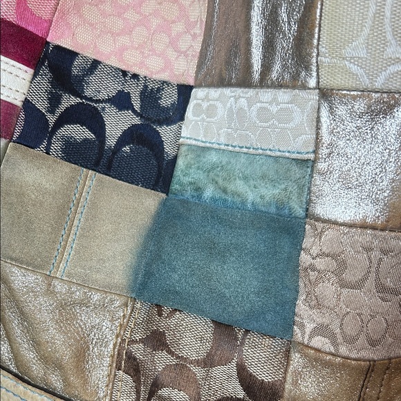 Coach Patchwork Hobo Bag in Multicolor - Picture 5 of 16